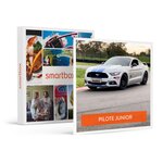 Smartbox Stage pilotage enfant : 3 tours de circuit au volant d'une Ford Mustang V8 - Coffret Cadeau Sport & Aventure