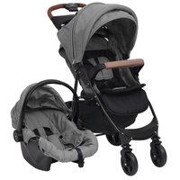 Nania poussette 2 en 1 orla - siege auto beone 0+ - des la naissance -  jusqu'a 15kg - gris NAN3507460201734 - Conforama