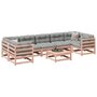 Voir la diapositive 1 : VIDAXL Salon de jardin 8 pcs bois massif sapin de douglas