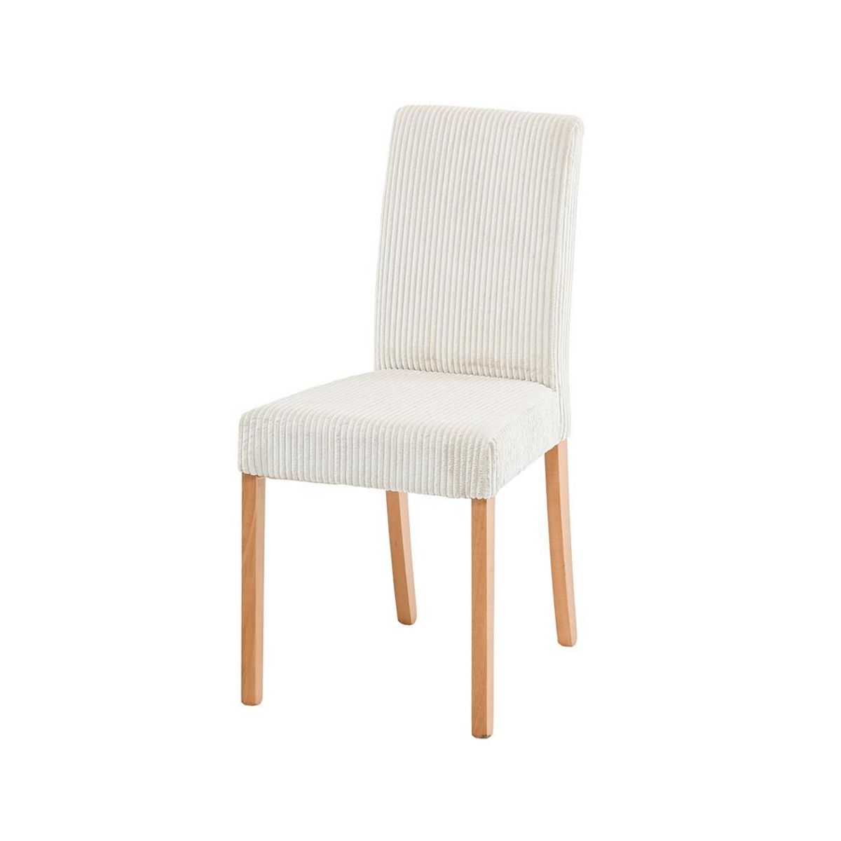 BEST MOBILIER Gemma - lot de 2 chaises - en velours côtelé