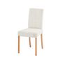 Voir la diapositive 2 : BEST MOBILIER Gemma - lot de 2 chaises - en velours côtelé