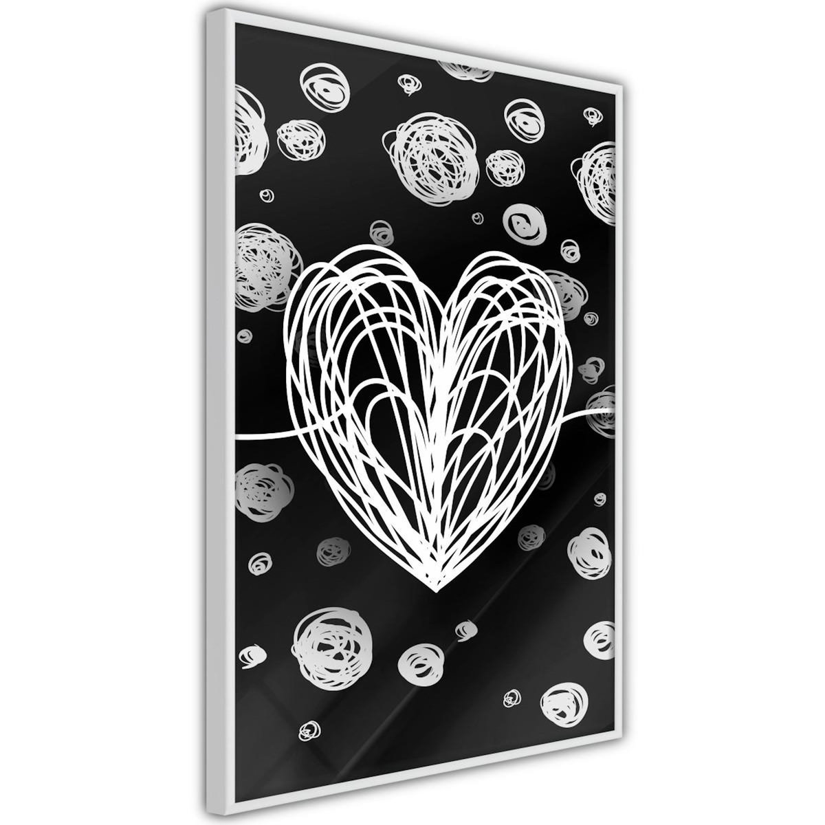 Paris Prix Affiche Murale Encadrée  Entangled Heart
