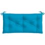 Voir la diapositive 4 : VIDAXL Coussin de banc de jardin bleu clair 100x50x7 cm tissu oxford