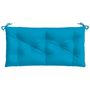 Voir la diapositive 4 : VIDAXL Coussin de banc de jardin bleu clair 100x50x7 cm tissu oxford