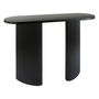 Voir la diapositive 1 : ATMOSPHERA Console ovale en bois OLOVA - Noir