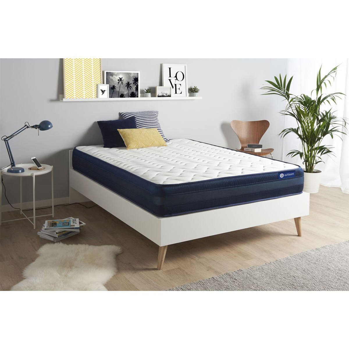 ACTISOM ACTISOM Matelas 160x200 Mémoire de forme Maxi épaisseur 5zones de confort