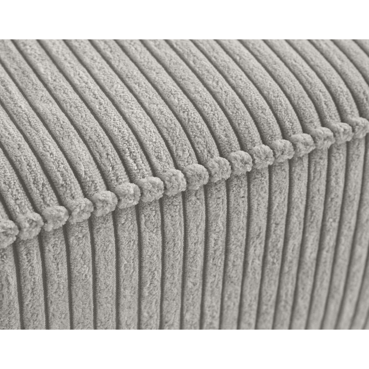 LISA DESIGN Charlie - pouf - pieds hauts - en velours côtelé