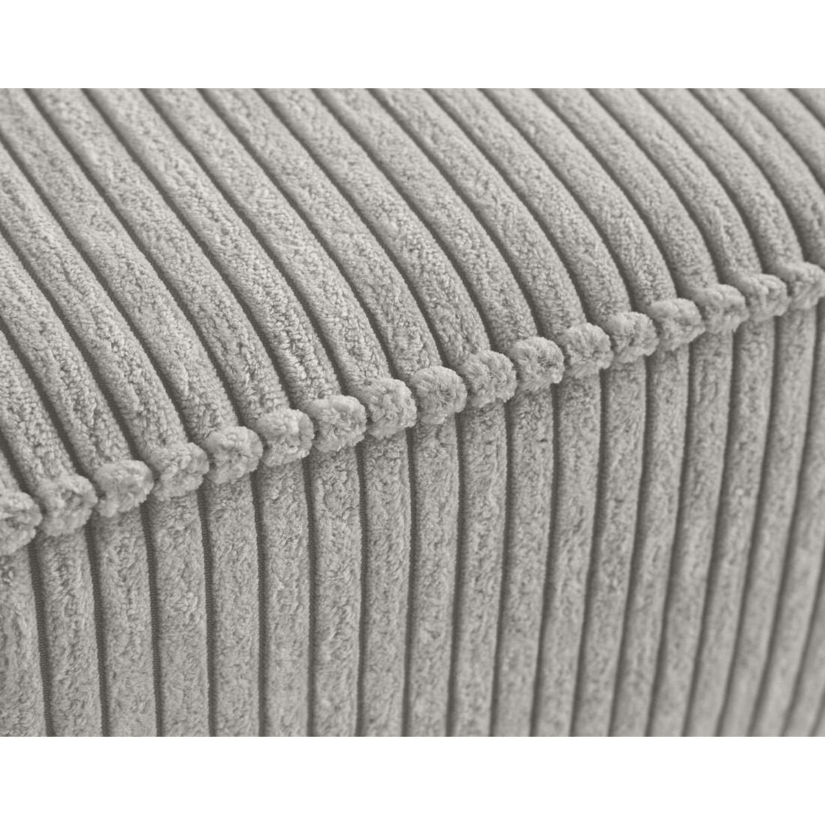 LISA DESIGN Charlie - pouf - pieds hauts - en velours côtelé