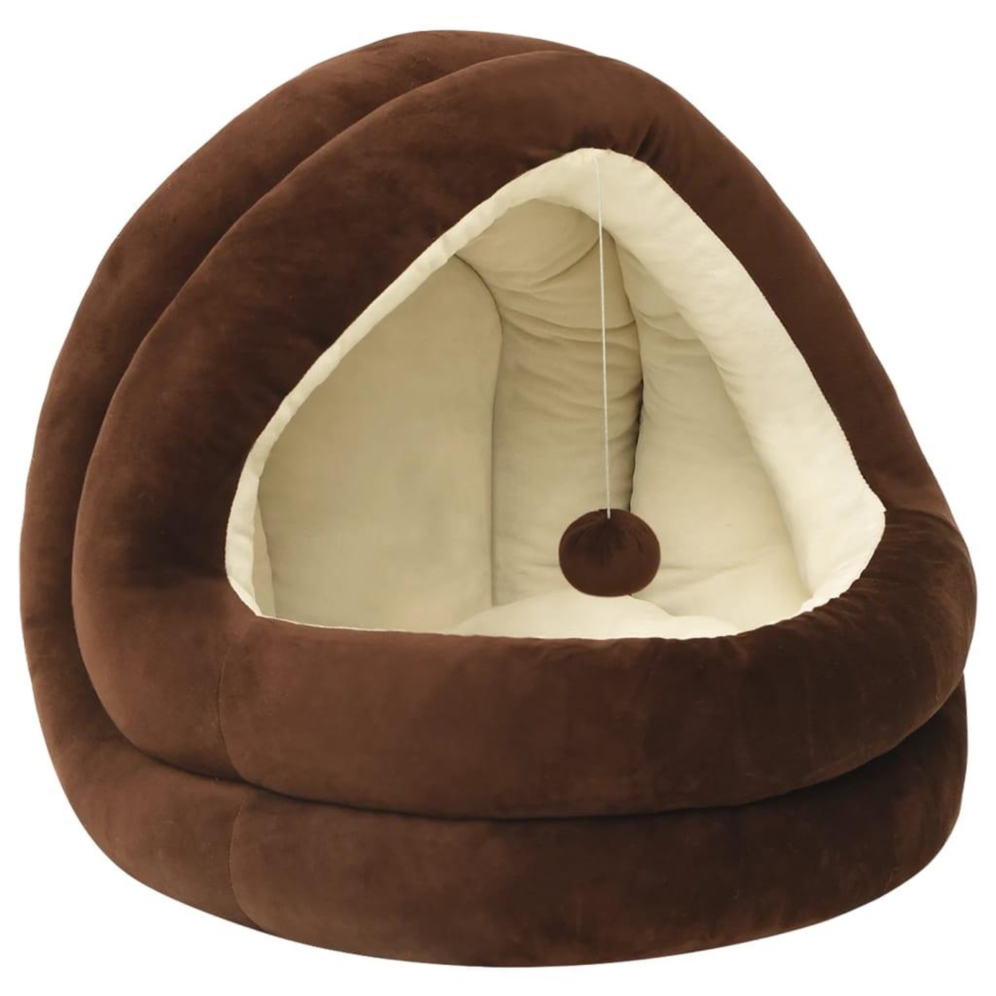 Voir la diapositive 2 : VIDAXL Lit pour chat 50x50x45 cm Marron et creme