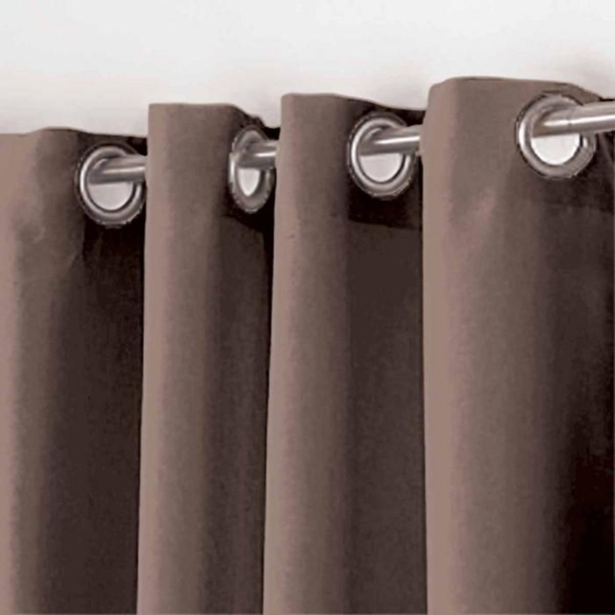 Paris Prix Rideau à Oeillets  Essentiel  140x260cm Taupe