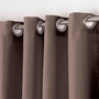Voir la diapositive 2 : Paris Prix Rideau à Oeillets  Essentiel  140x260cm Taupe