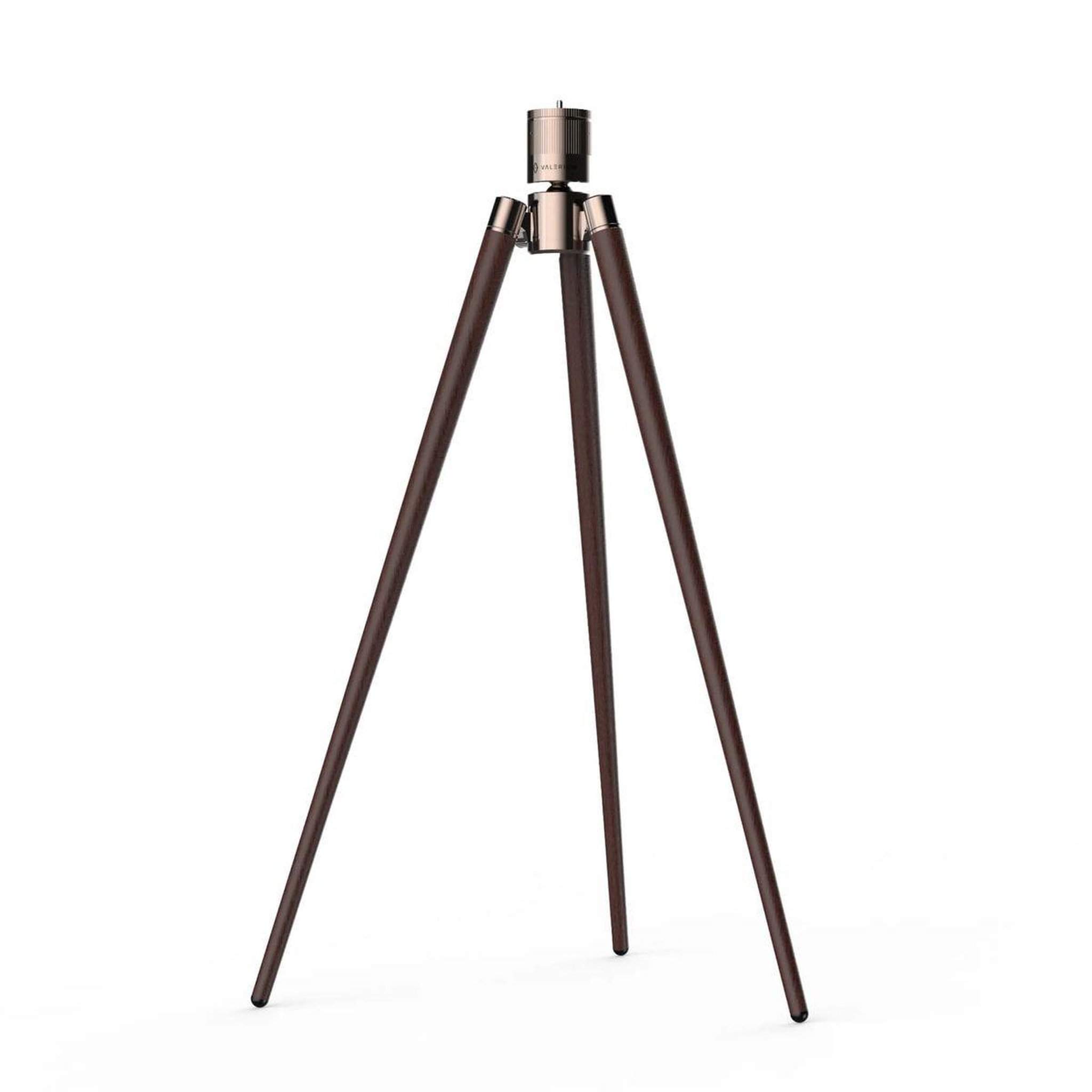 VALERION Support vidéoprojecteur WTS-01 - Trépied en noyer
