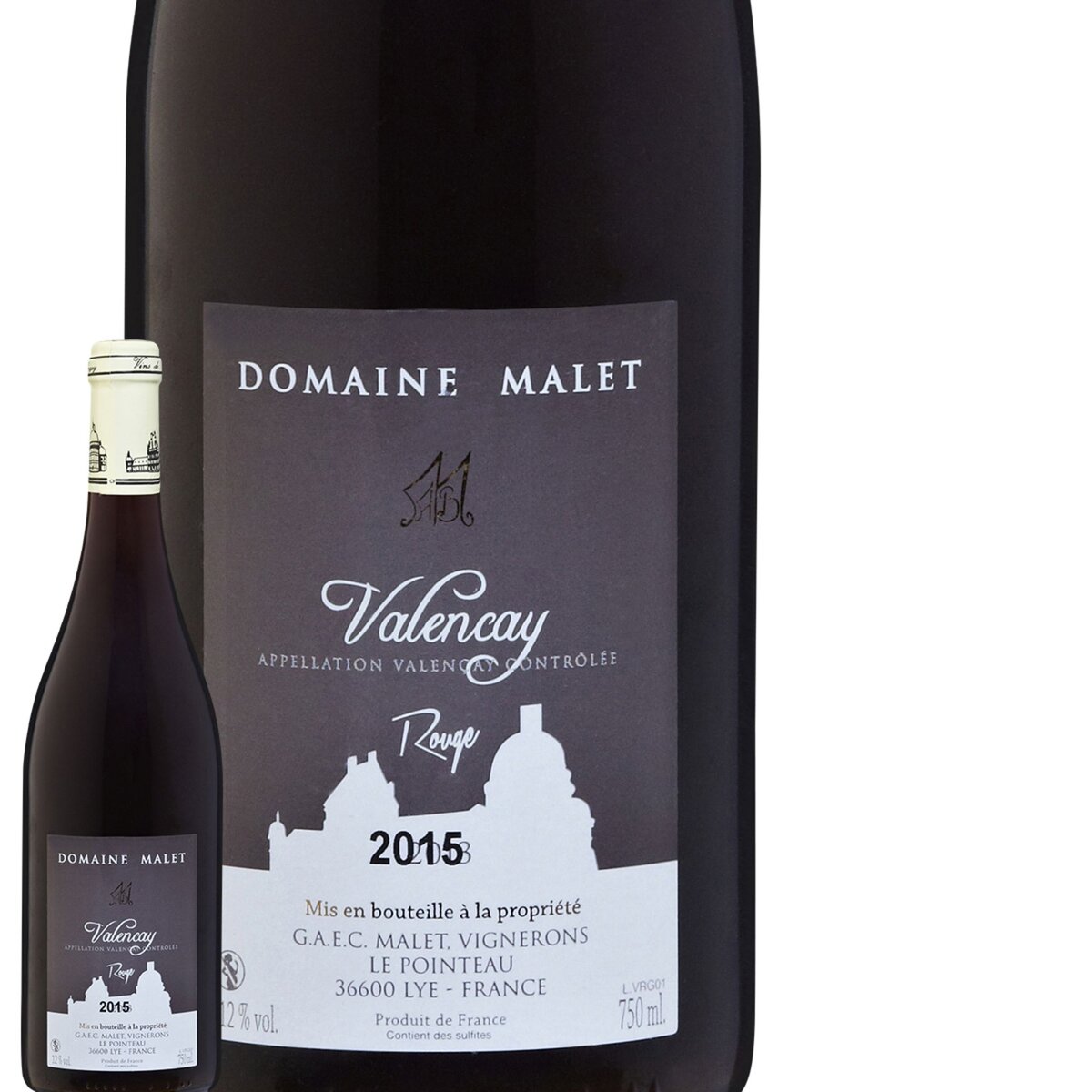 Domaine Malet Valencay Rouge 2015