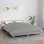Voir la diapositive 1 : VIDAXL Couverture lestee Gris 200x200 cm 13 kg Tissu