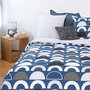 Voir la diapositive 2 : Home collection Parure housse de couette 100% coton 57fils berlioz