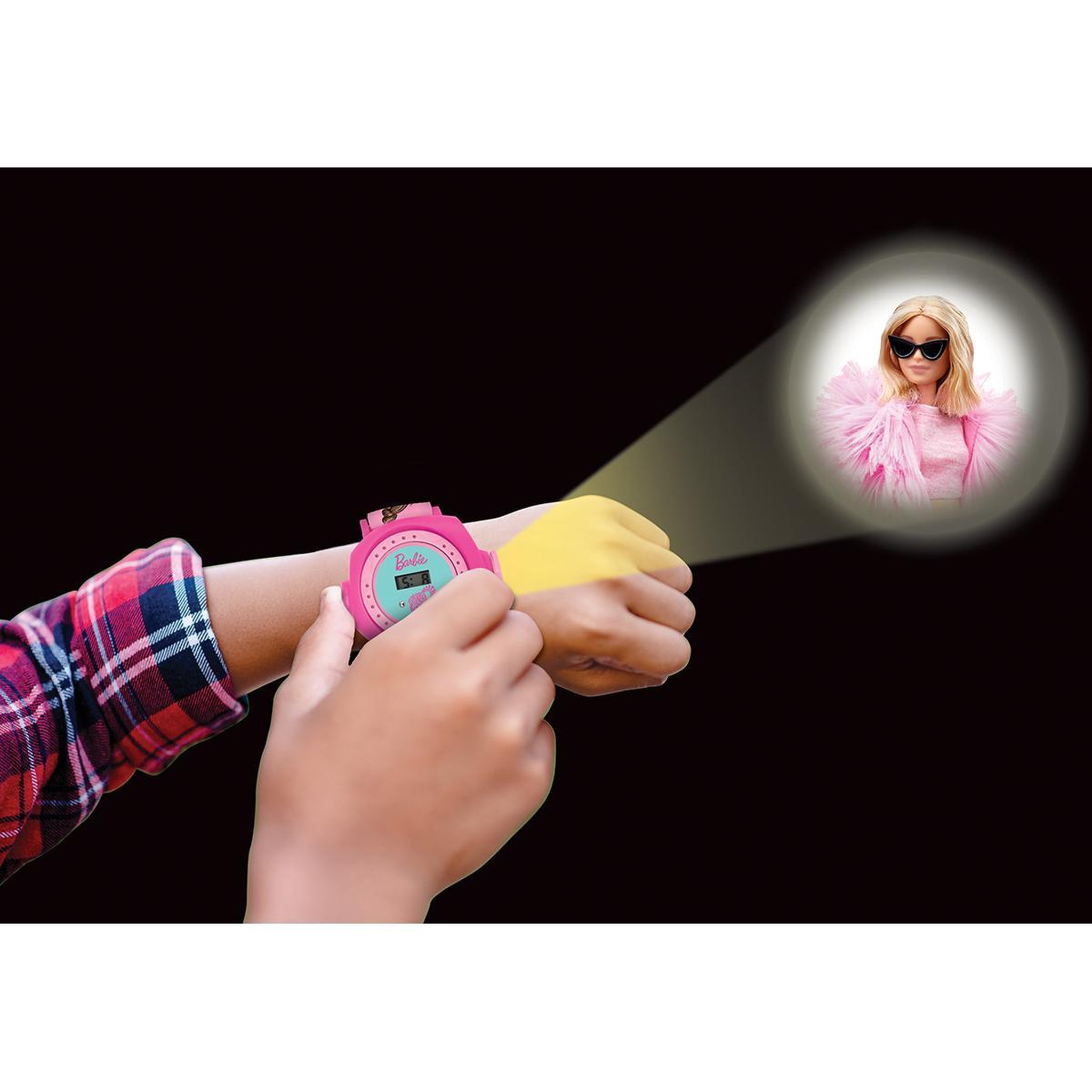 Voir la diapositive 2 : Lexibook Montre digitale avec projection Barbie
