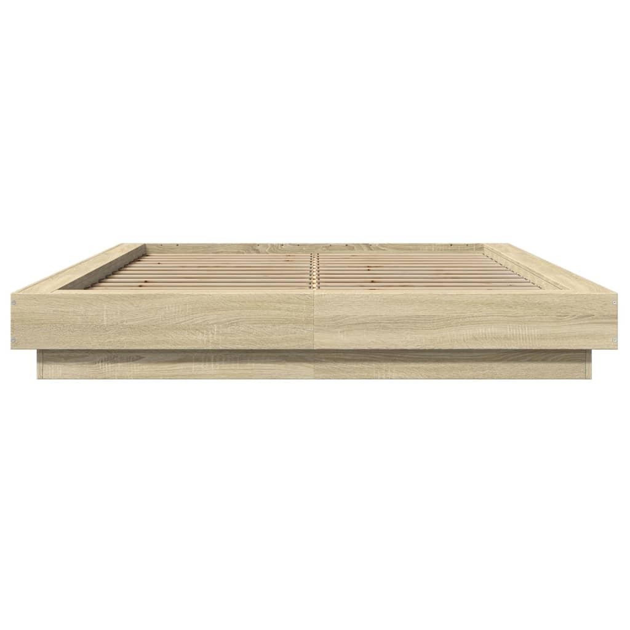 Voir la diapositive 5 : VIDAXL Cadre de lit avec lumieres LED sans matelas 120x200 cm