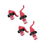 Fackelmann Lot de 4 bouchons à levier réemployable Fackelmann Bar Concept