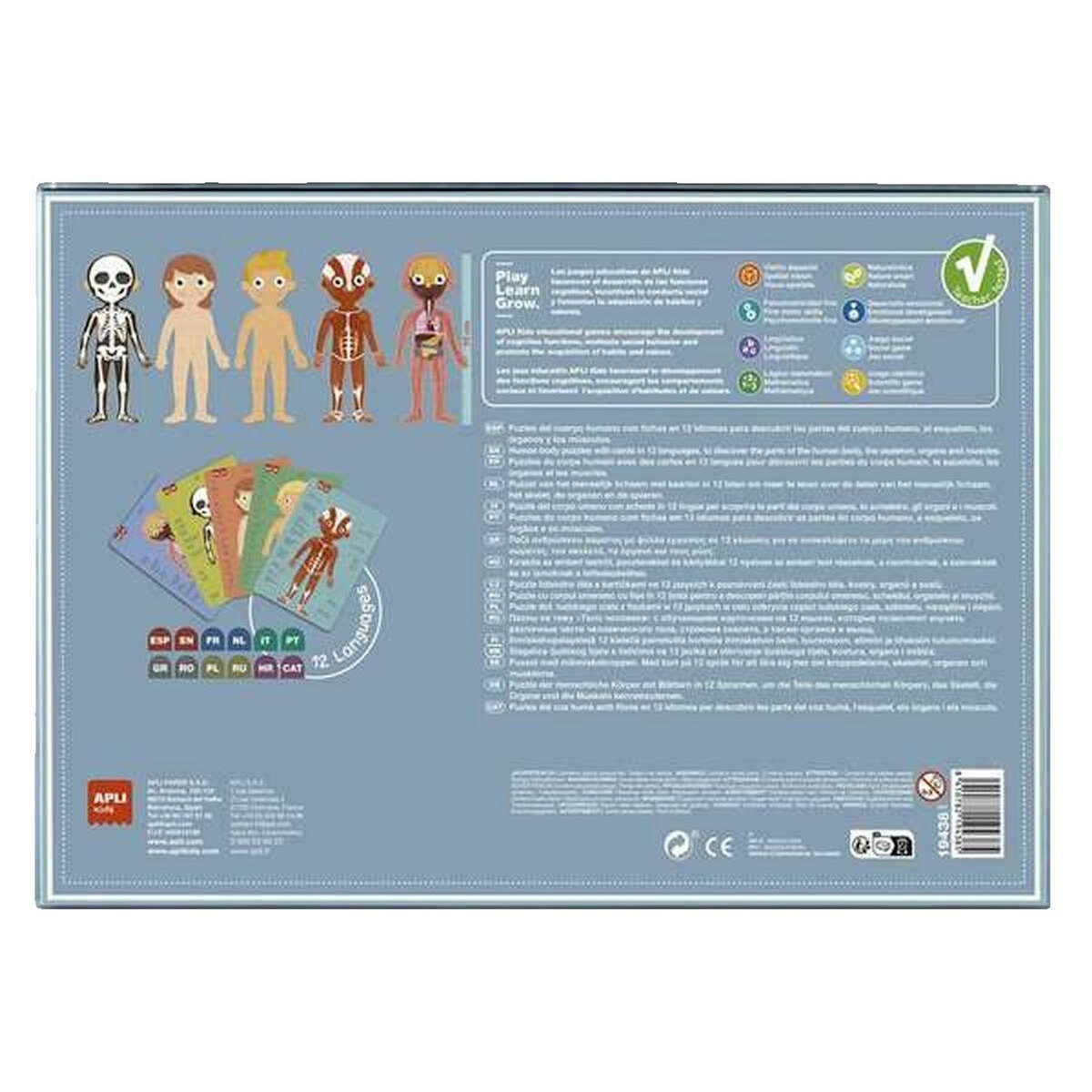 APLI Puzzle APLI Kids Corps Humain - 240 pièces éducatif