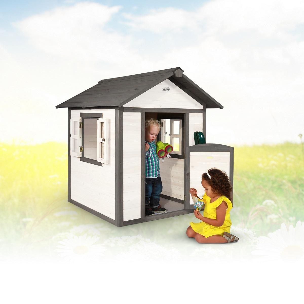 PRAGMA Cabane de jardin pour enfant- - Bois - H1.33m - LODGE
