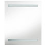 Voir la diapositive 4 : VIDAXL Armoire de salle de bain a miroir LED Gris brillant 50x14x60 cm