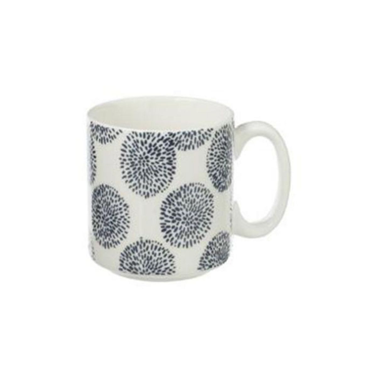 SECRET DE GOURMET Lot de 4 Mugs & Rack  Japan  26cl Blanc