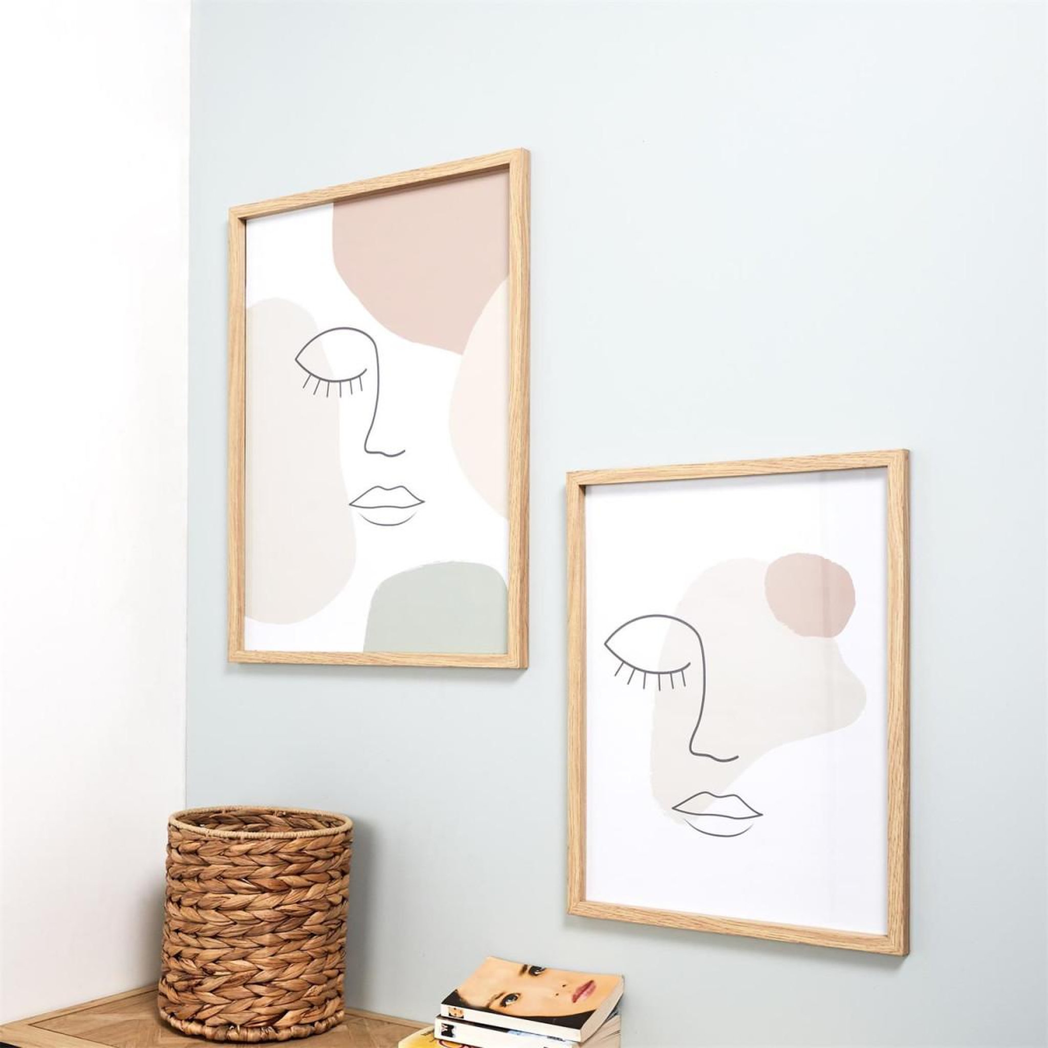 Voir la diapositive 4 : The Home Deco Factory Cadre Déco  Arty  45x60cm Multicolore