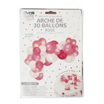 Paris Prix Lot de 30 Ballons Déco  Arche  23cm Rose
