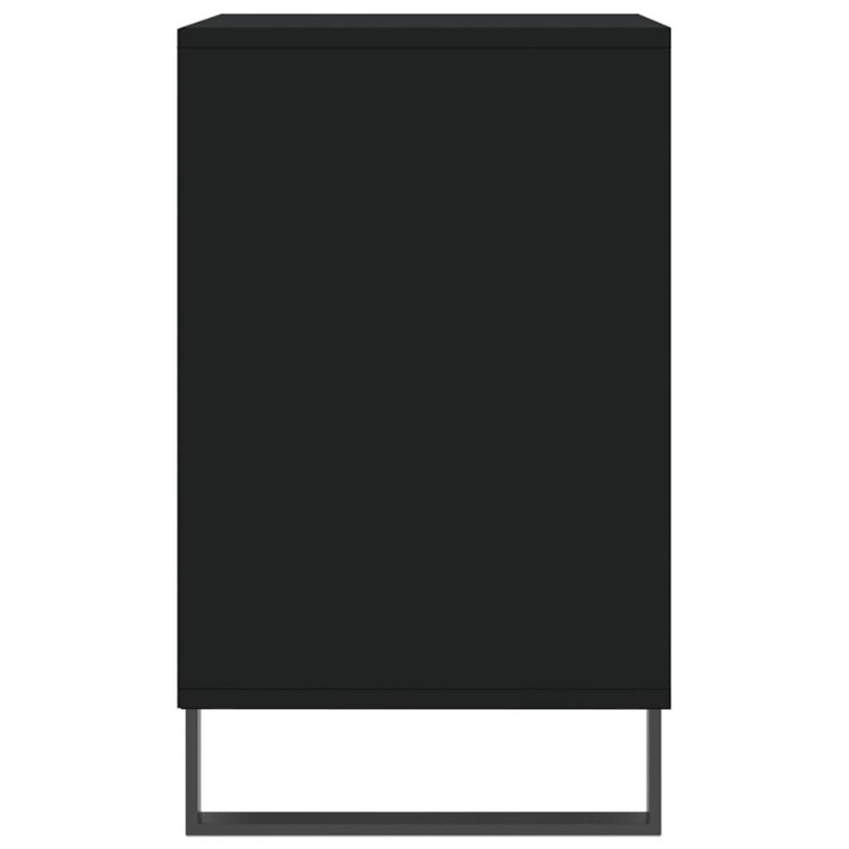 VIDAXL Armoire a chaussures Noir 102x36x60 cm Bois d'ingenierie