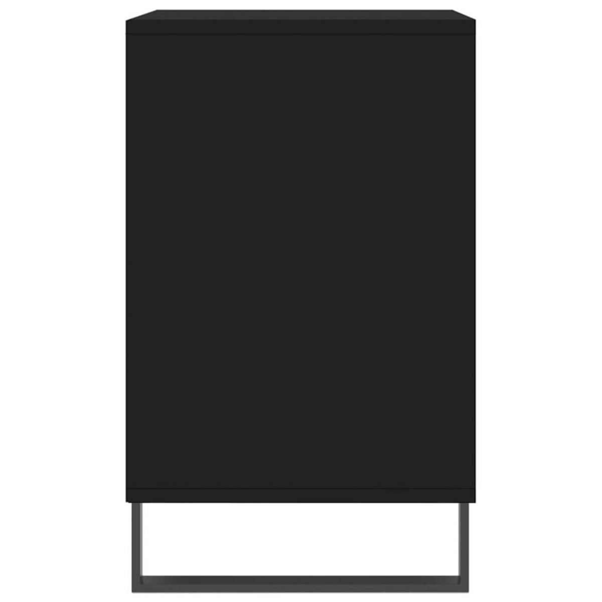 VIDAXL Armoire a chaussures Noir 102x36x60 cm Bois d'ingenierie