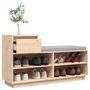 Voir la diapositive 5 : VIDAXL Armoire a chaussures 110x34x61 cm Bois de pin massif