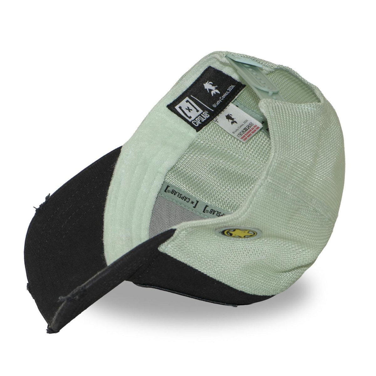 CAPSLAB Casquette premium trucker avec filet effet usé Lucky Luke  Fresh Luky