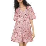 JACQUELINE DE YONG Robe  à Fleurs Femme JDY Carrie. Coloris disponibles : Rose