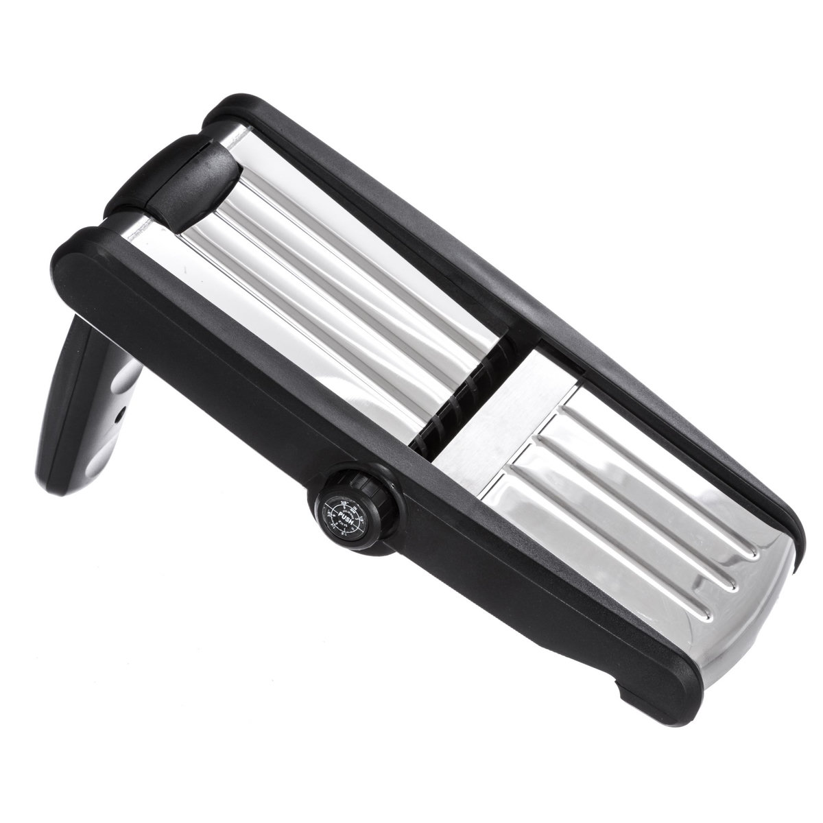 5 FIVE SIMPLY Mandoline ajustable en inox 3 lames 