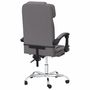 Voir la diapositive 5 : VIDAXL Fauteuil de massage inclinable de bureau Gris Similicuir
