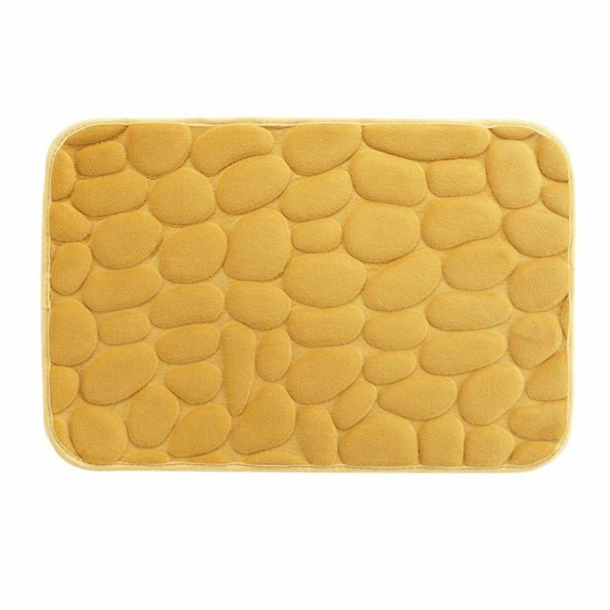 Paris Prix Tapis de Bain  Ricochet  50x80cm Ocre