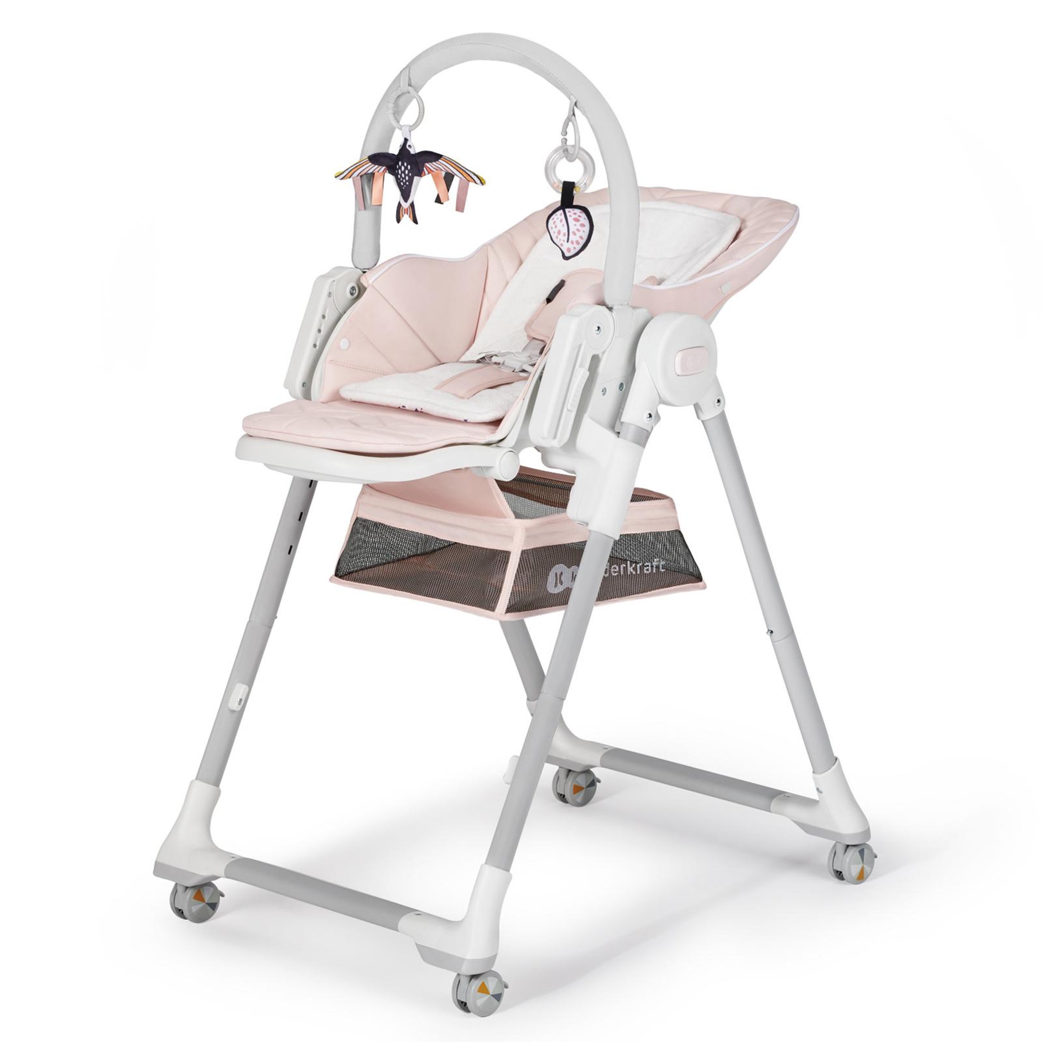 Voir la diapositive 5 : KINDERKRAFT Chaise haute 2 en 1 - transat et siège réglable