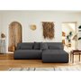 Voir la diapositive 4 : LISA DESIGN Onyx - canapé modulable d'angle réversible 4 places - en tissu