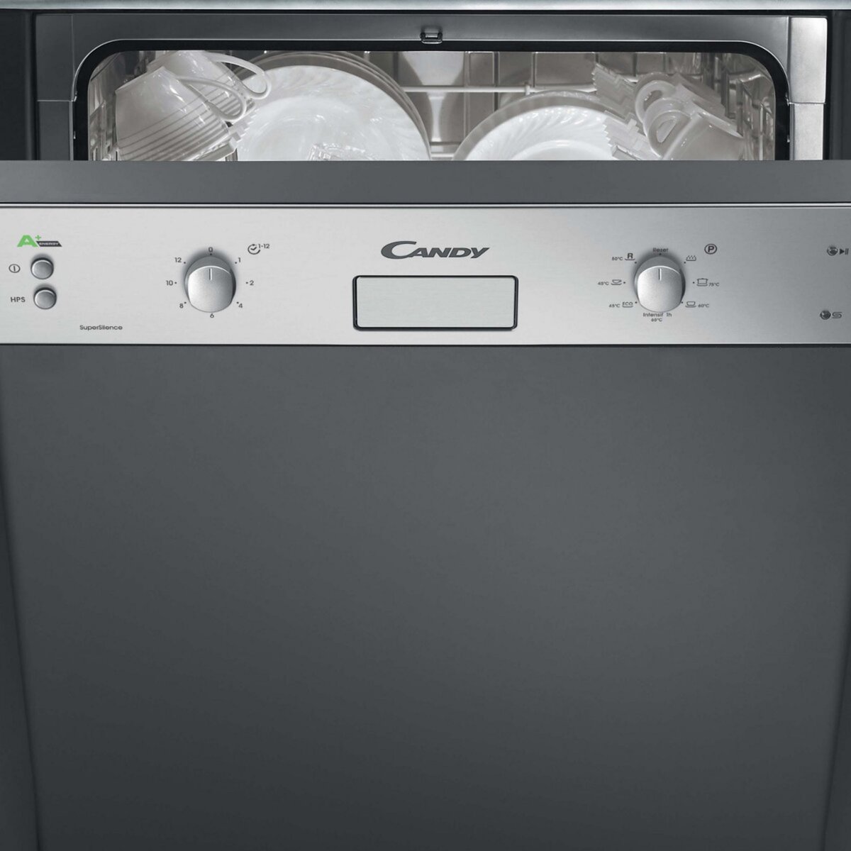 CANDY Lave-vaisselle CDS 2112X, 60 cm, 12 couverts, 47 dB, 7 programmes