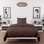 Voir la diapositive 1 : Intemporel Parure housse de couette en microfibre lavée BOHEME, par Soleil d'Ocre