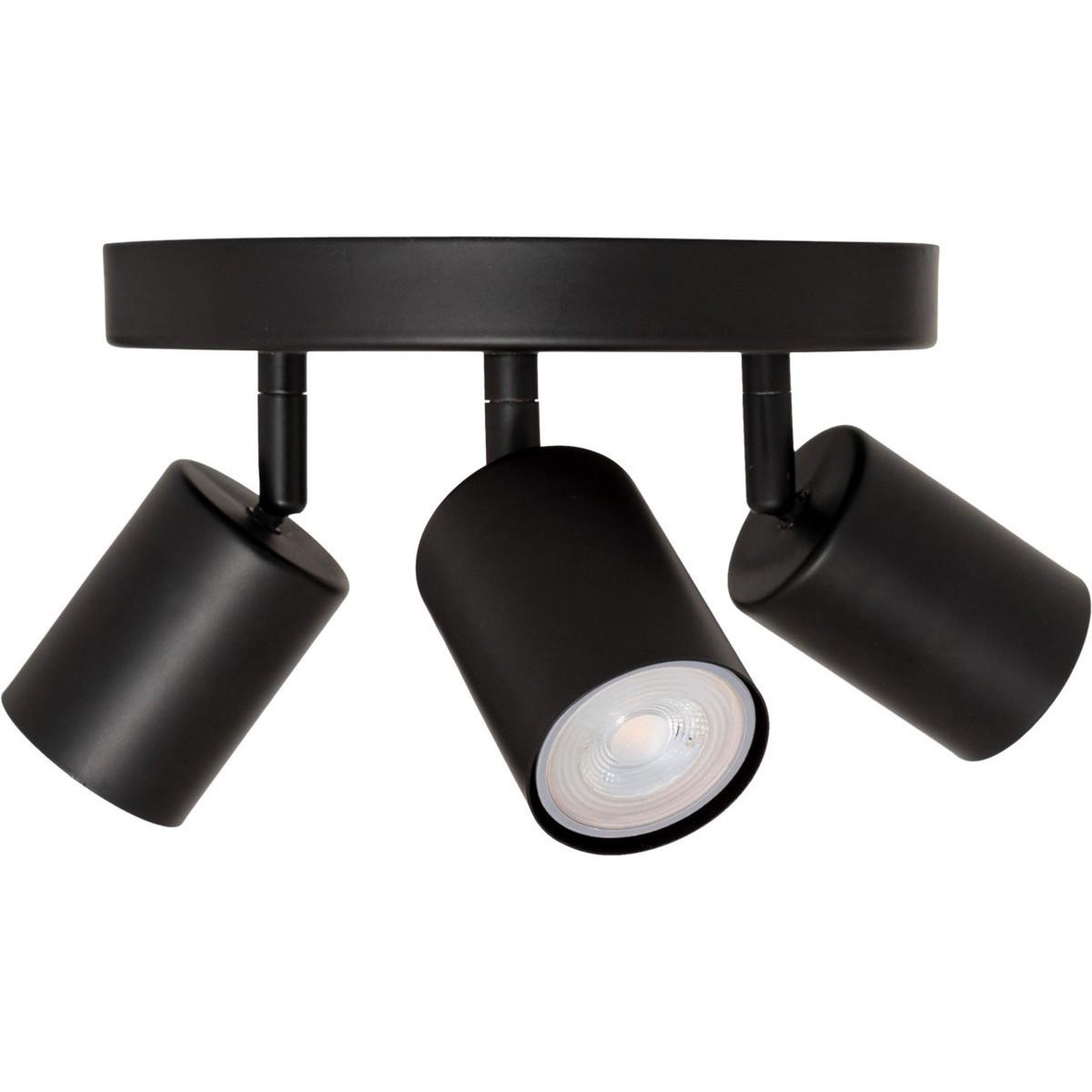 Voir la diapositive 2 : ATMOSPHERA Plafonnier 3 spots orientables  vico  20cm noir
