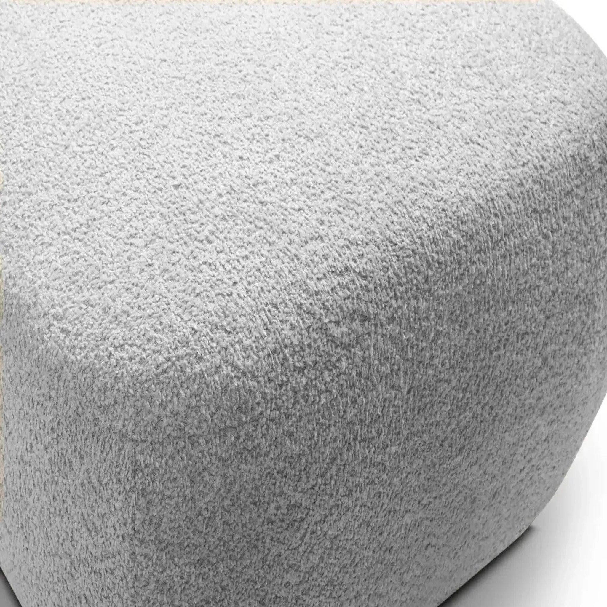 Voir la diapositive 4 : CASANOVA PARIS Santiago - pouf tissu bouclette