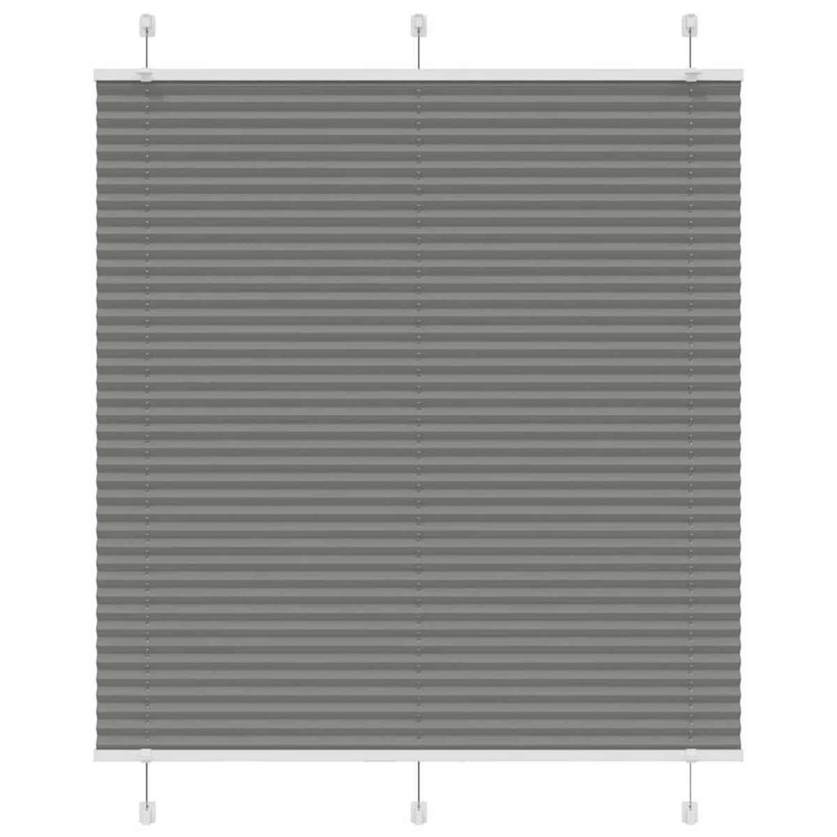 VIDAXL Store plisse anthracite 115x150 cm largeur du tissu 114,4 cm