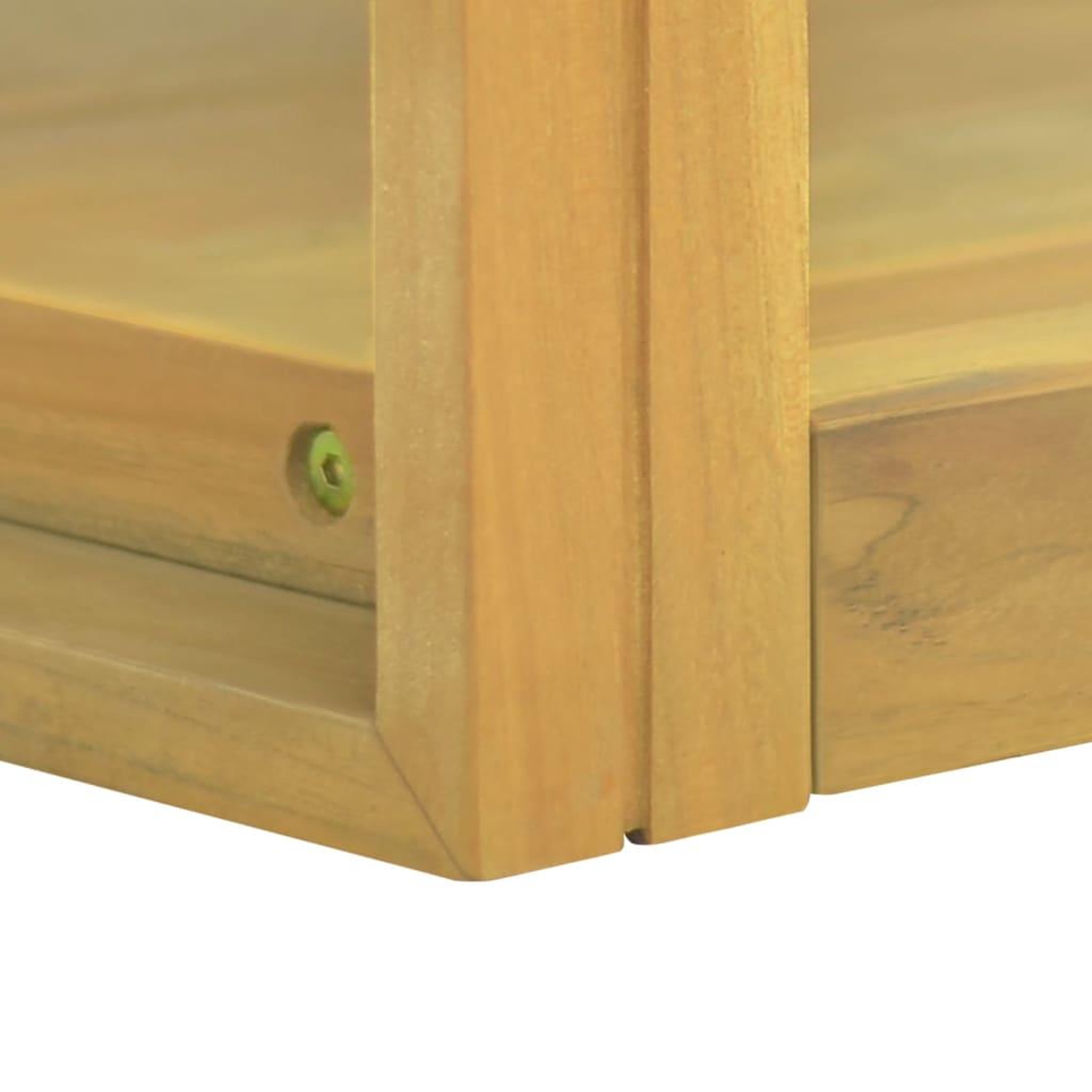 Voir la diapositive 5 : VIDAXL Armoire murale de salle de bain 90x45x35 cm Bois de teck solide