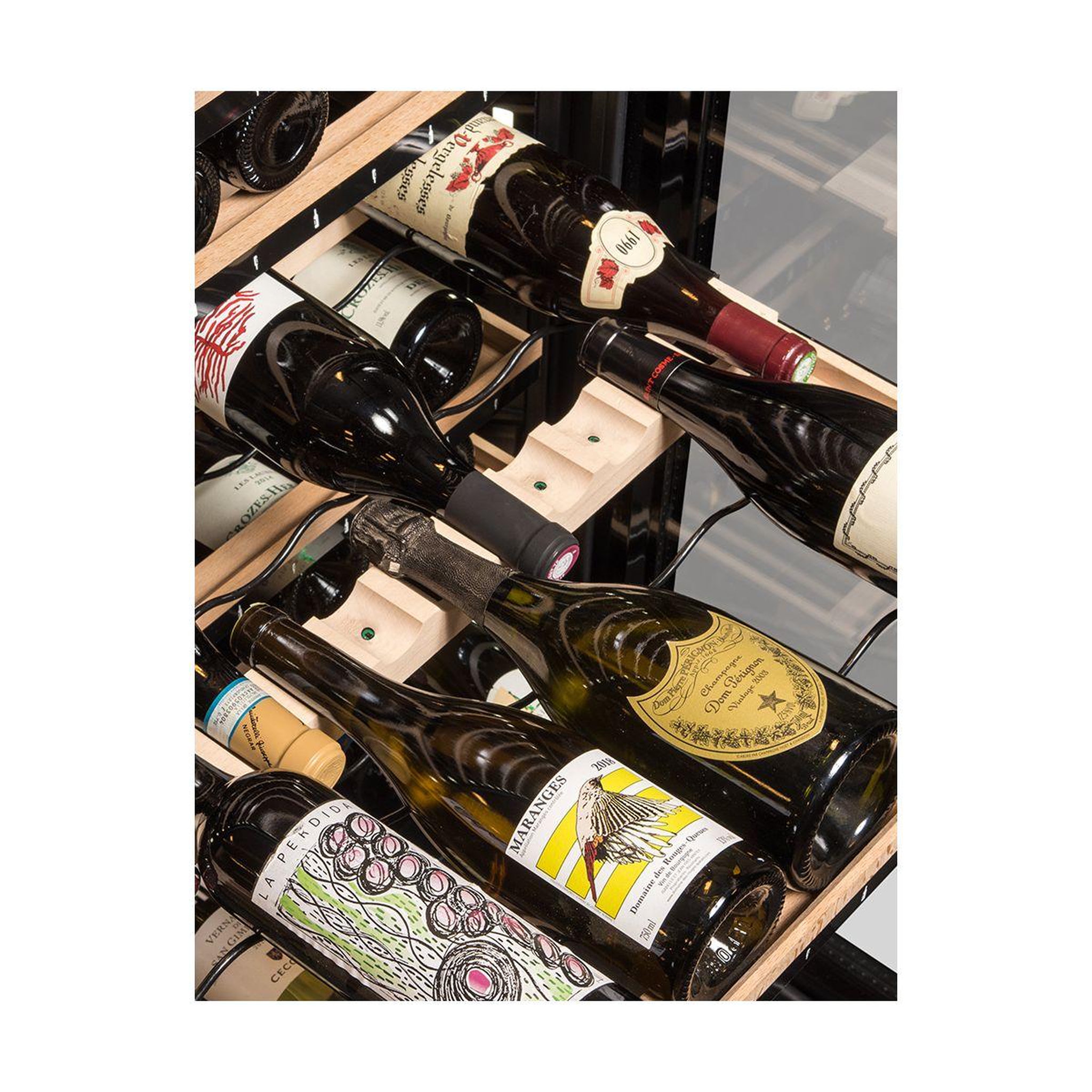 Voir la diapositive 5 : LA SOMMELIERE Cave à vin vieillissement ECELLAR185G2
