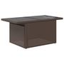 Voir la diapositive 3 : VIDAXL Salon de jardin avec coussins 7 pcs marron resine tressee