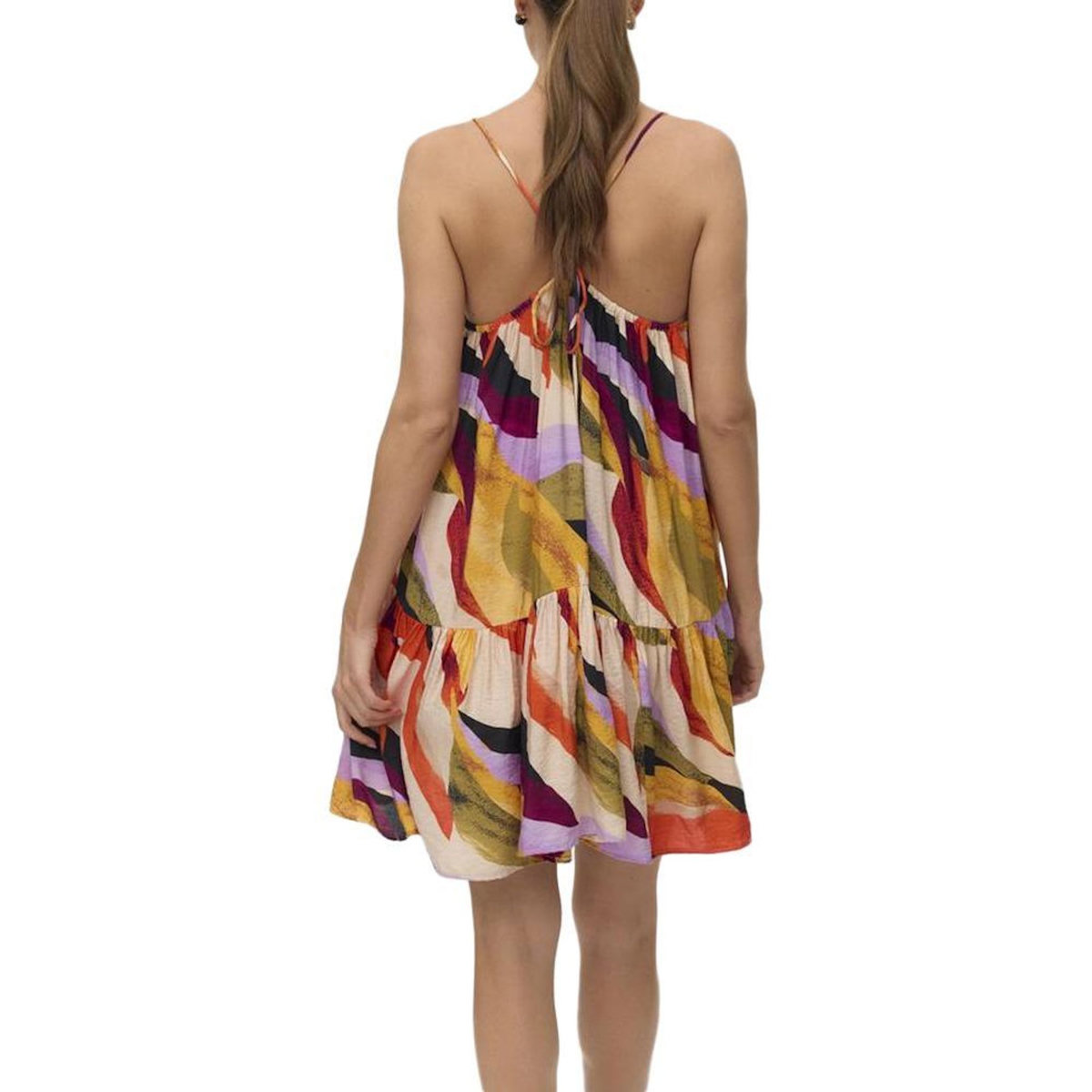 Vero Moda Robe Coloré Jaune/Écru Femme Vero Moda Tilly Singlet