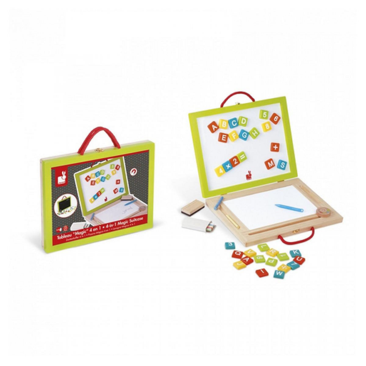 Juratoys-Janod JANOD Tableau Magic 4 en 1