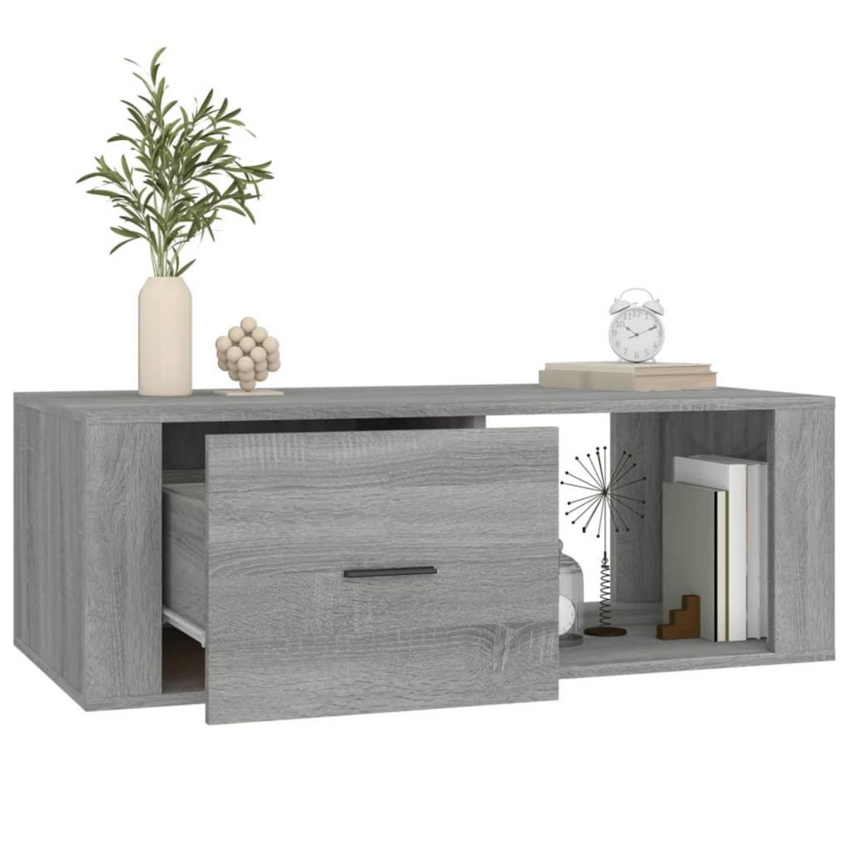 VIDAXL Table basse Sonoma gris 100x50,5x35 cm Bois d'ingenierie