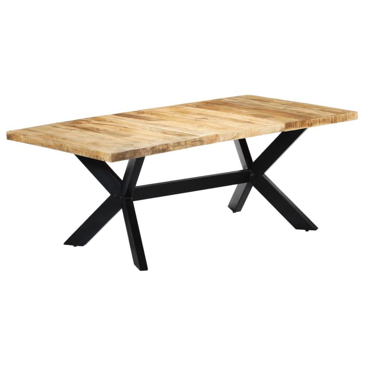 VIDAXL Table de salle a manger 200x100x75 cm Bois de manguier solide
